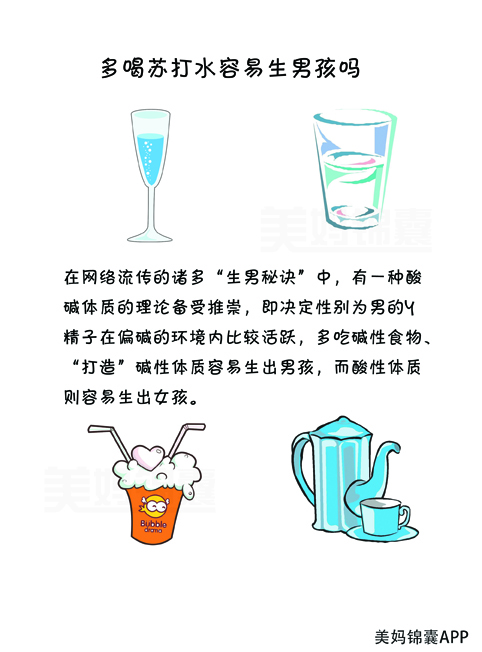 备孕喝苏打水(多喝苏打水容易生男孩吗) 备孕喝苏打水(多喝苏打水容易生男孩吗)